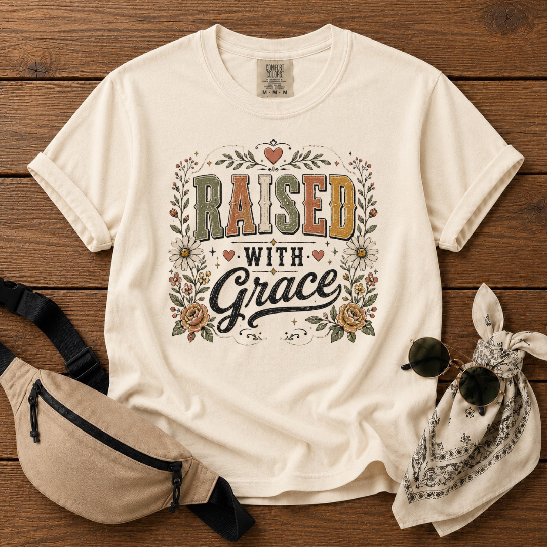 Raised With Grace Mama T-Shirt