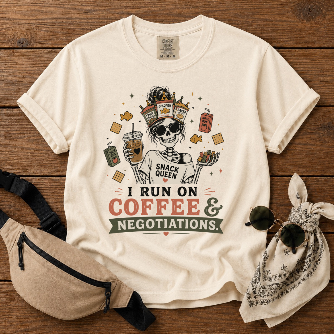 Coffee And Negotiations Mama T-Shirt