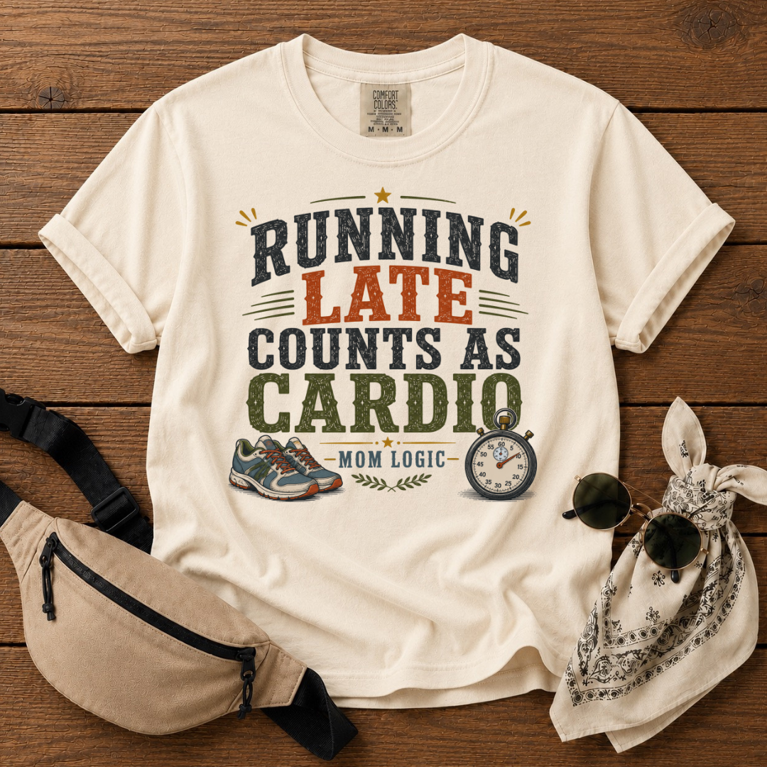 Running Late Cardio Mom T-Shirt
