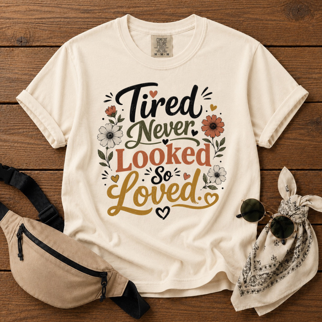 Tired But Loved Mama T-Shirt
