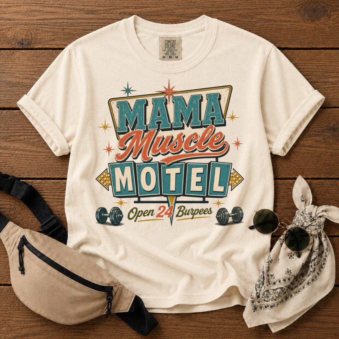 Mama Muscle Motel T-Shirt
