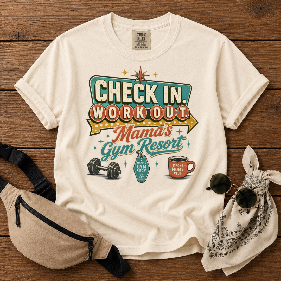 Check-in Workout Mama T-Shirt