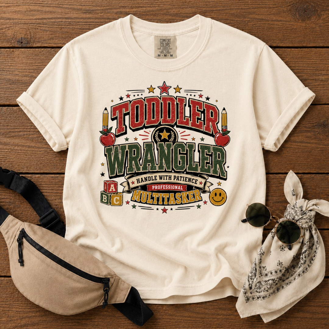 Toddler Wrangler Mom T-Shirt