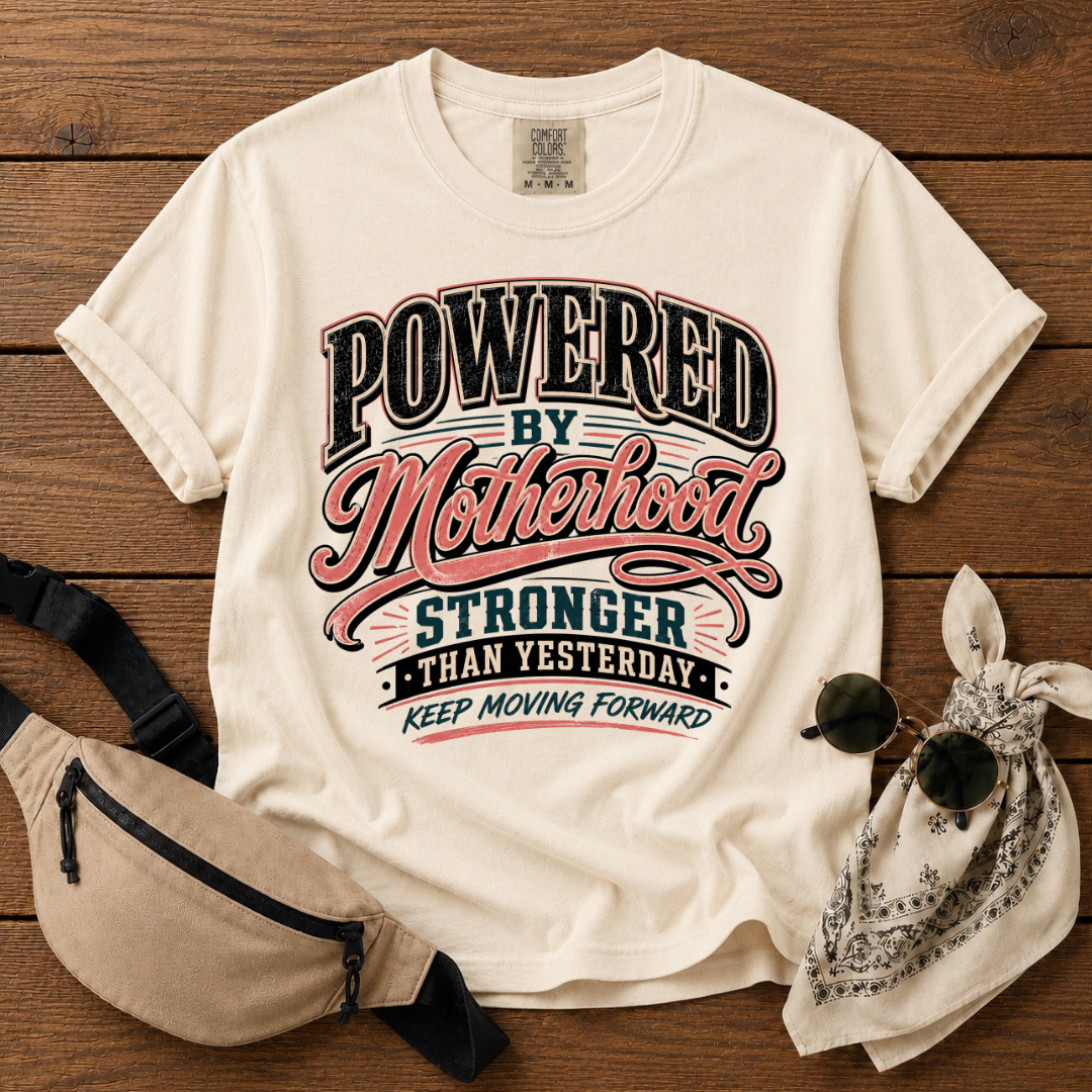 Powered By Motherhood T-Shirt