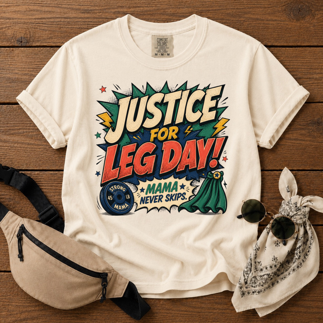 Justice For Leg Day Mom T-Shirt