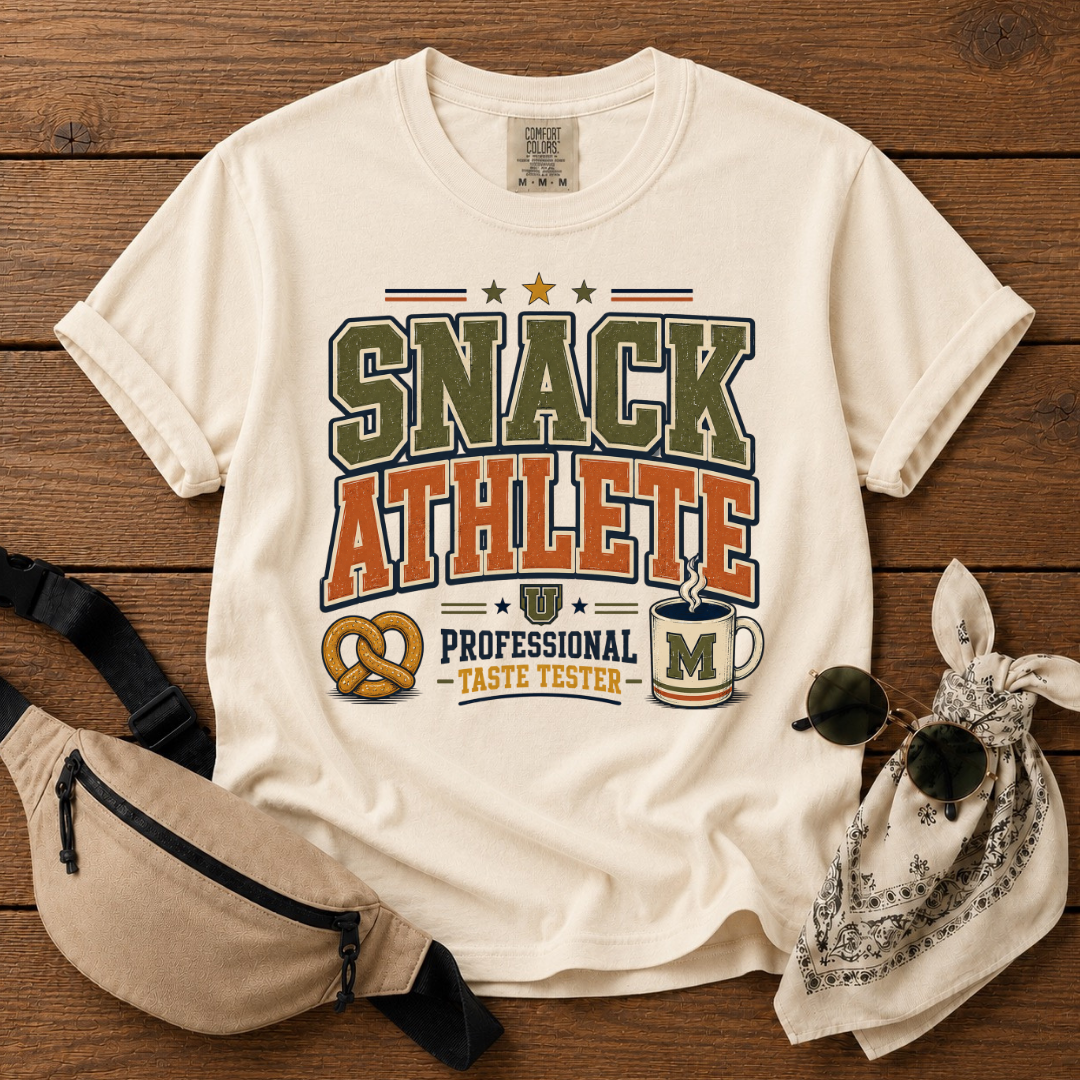 Snack Athlete Mom T-Shirt