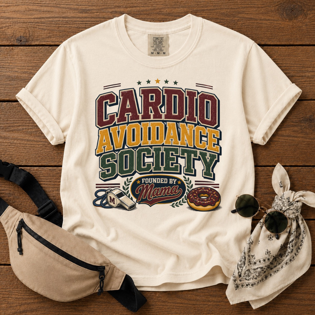 Cardio Avoidance Mom T-Shirt