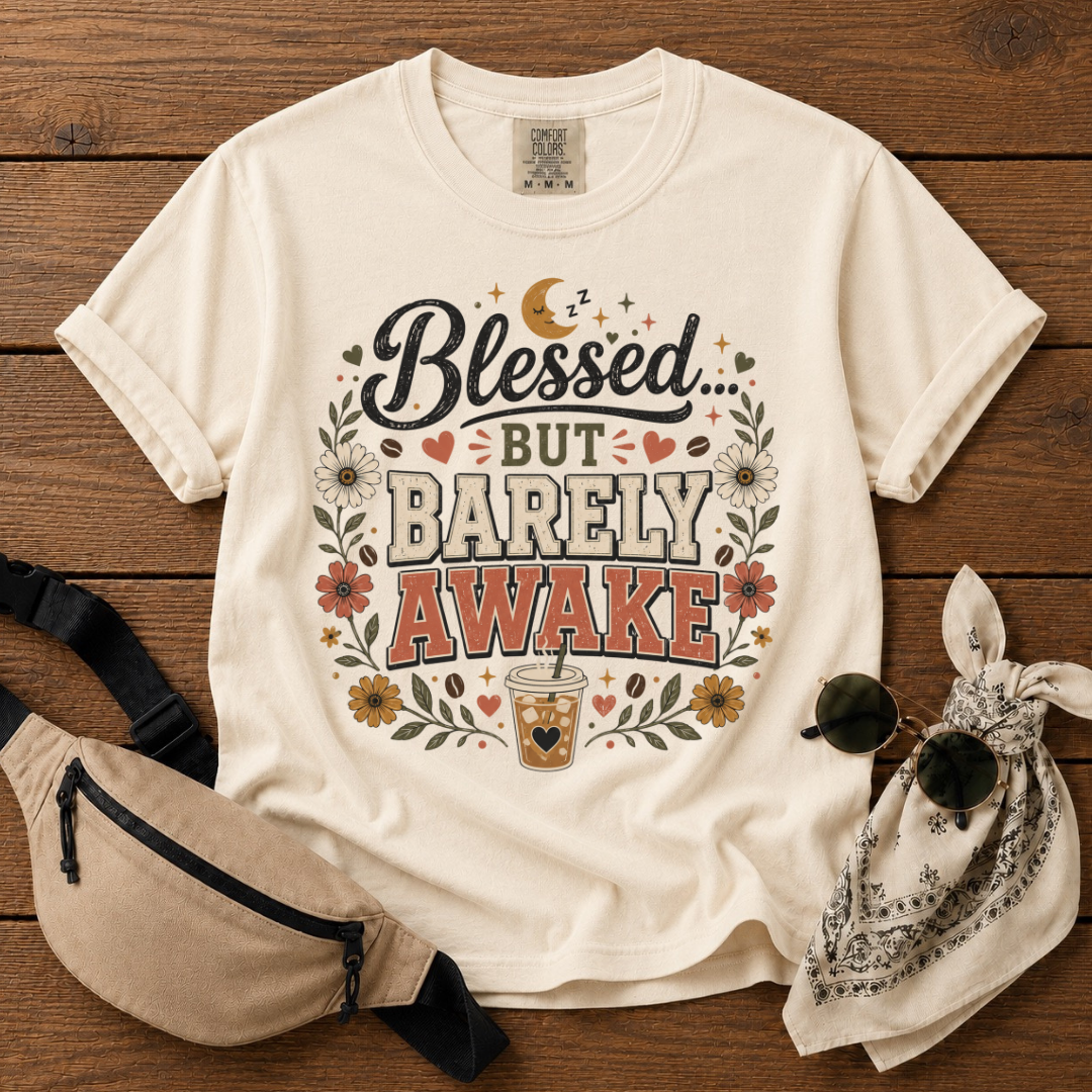 Barely Awake Mom T-Shirt