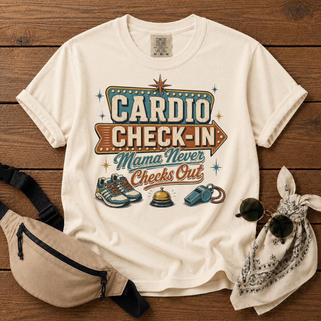 Cardio Check-in Mom T-Shirt
