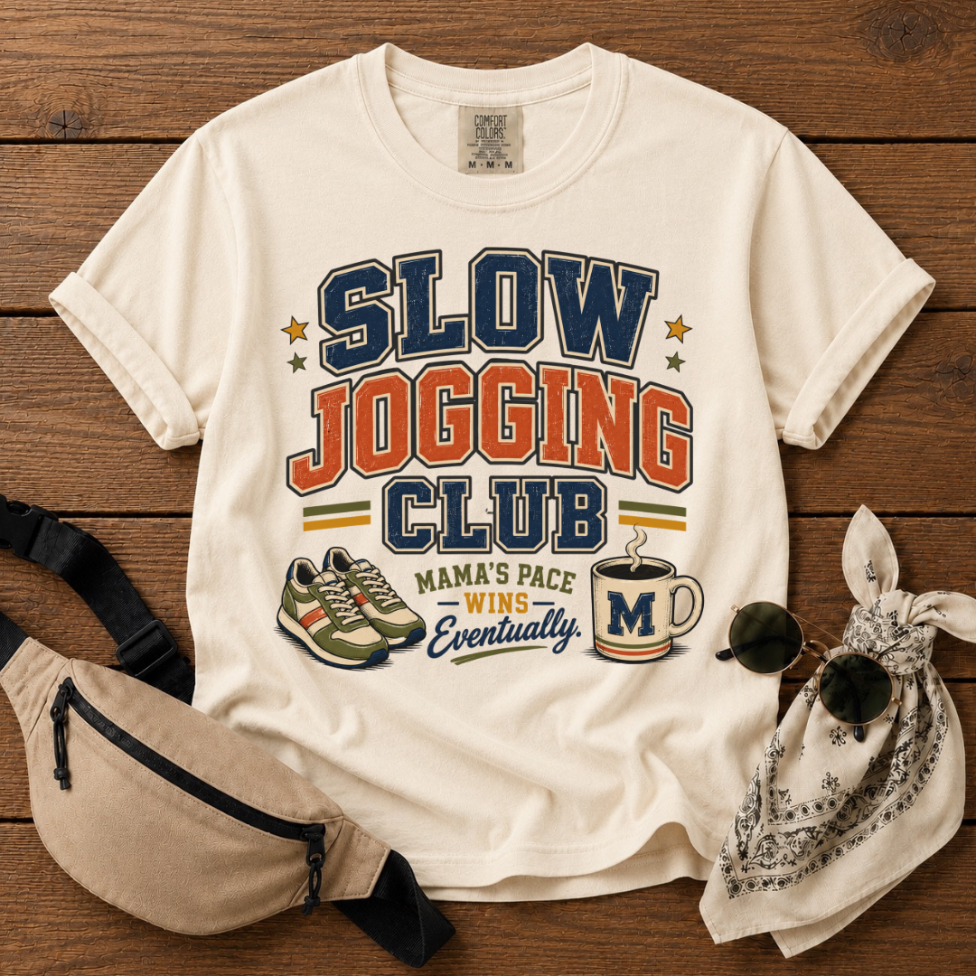 Slow Jogging Club Mom T-Shirt