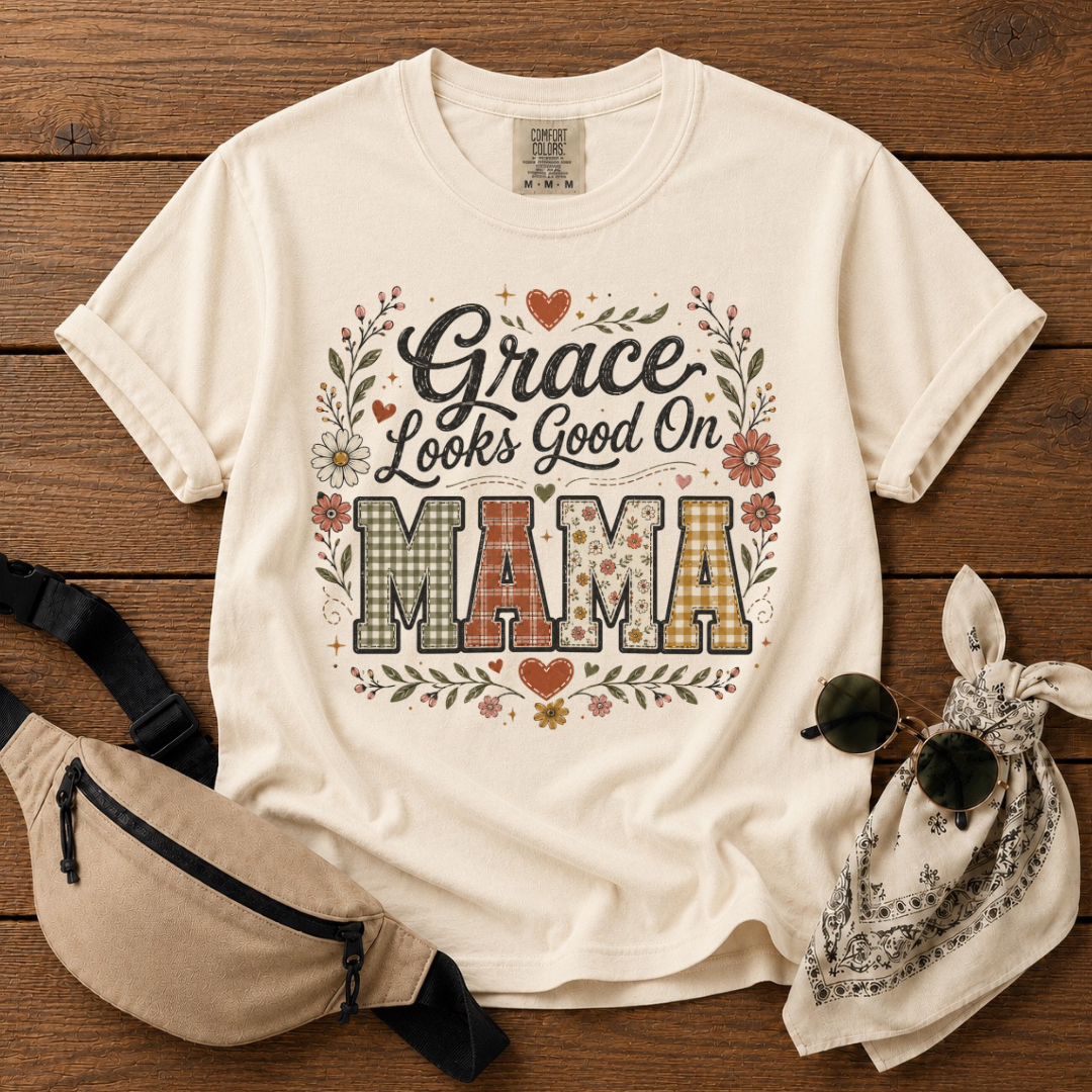 Grace Looks Good On Mama T-Shirt