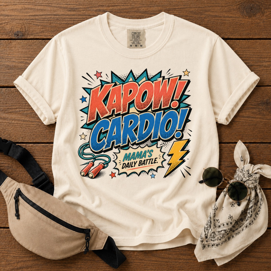 Cardio Mama's Daily Battle T-Shirt