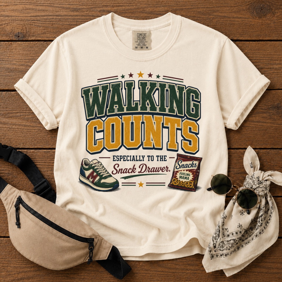 Walking Counts Mom T-Shirt