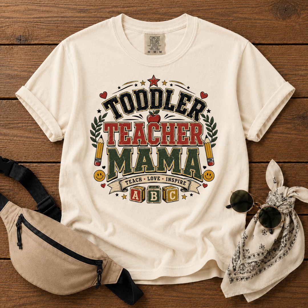 Toddler Teacher Mama T-Shirt