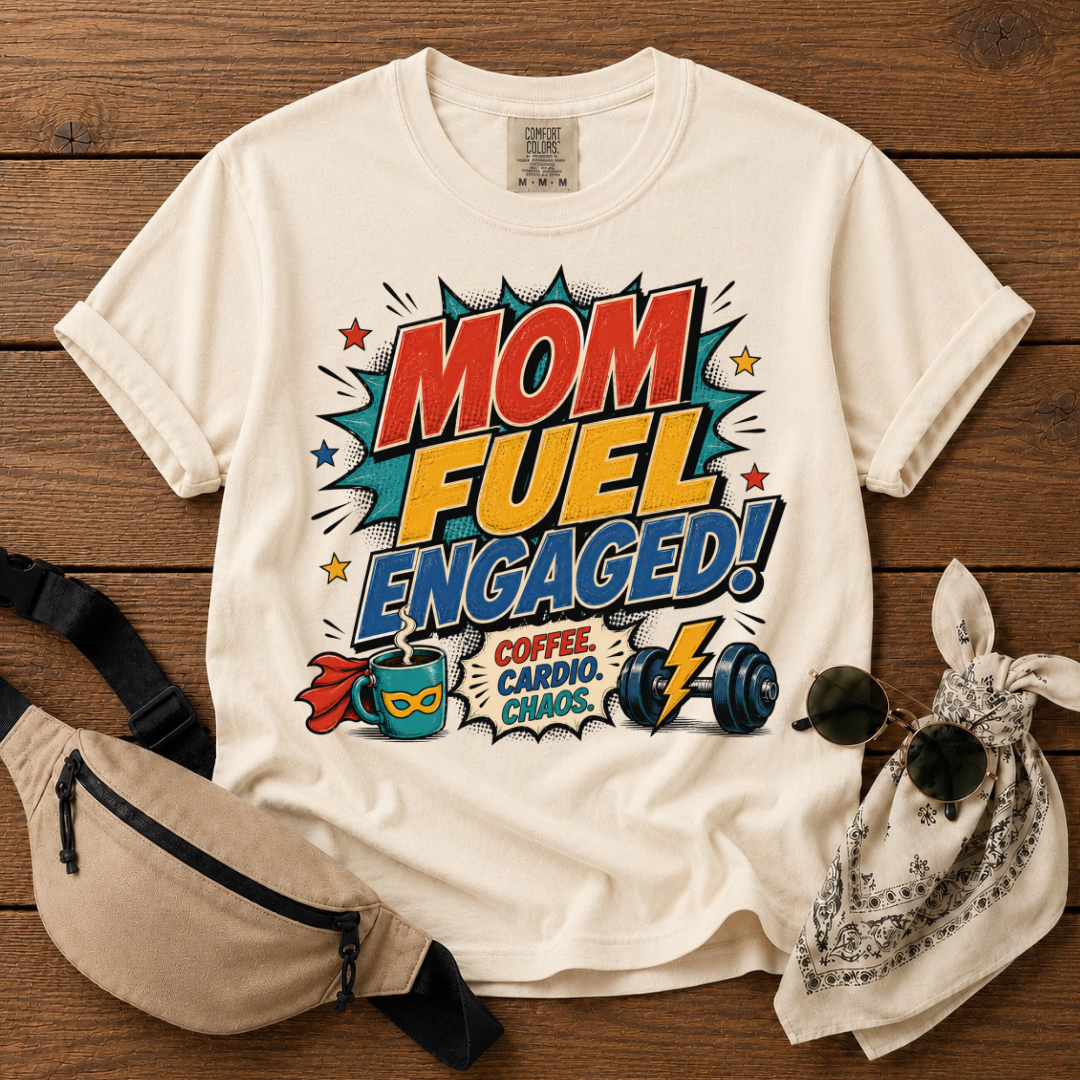 Mom Fuel Engaged T-Shirt