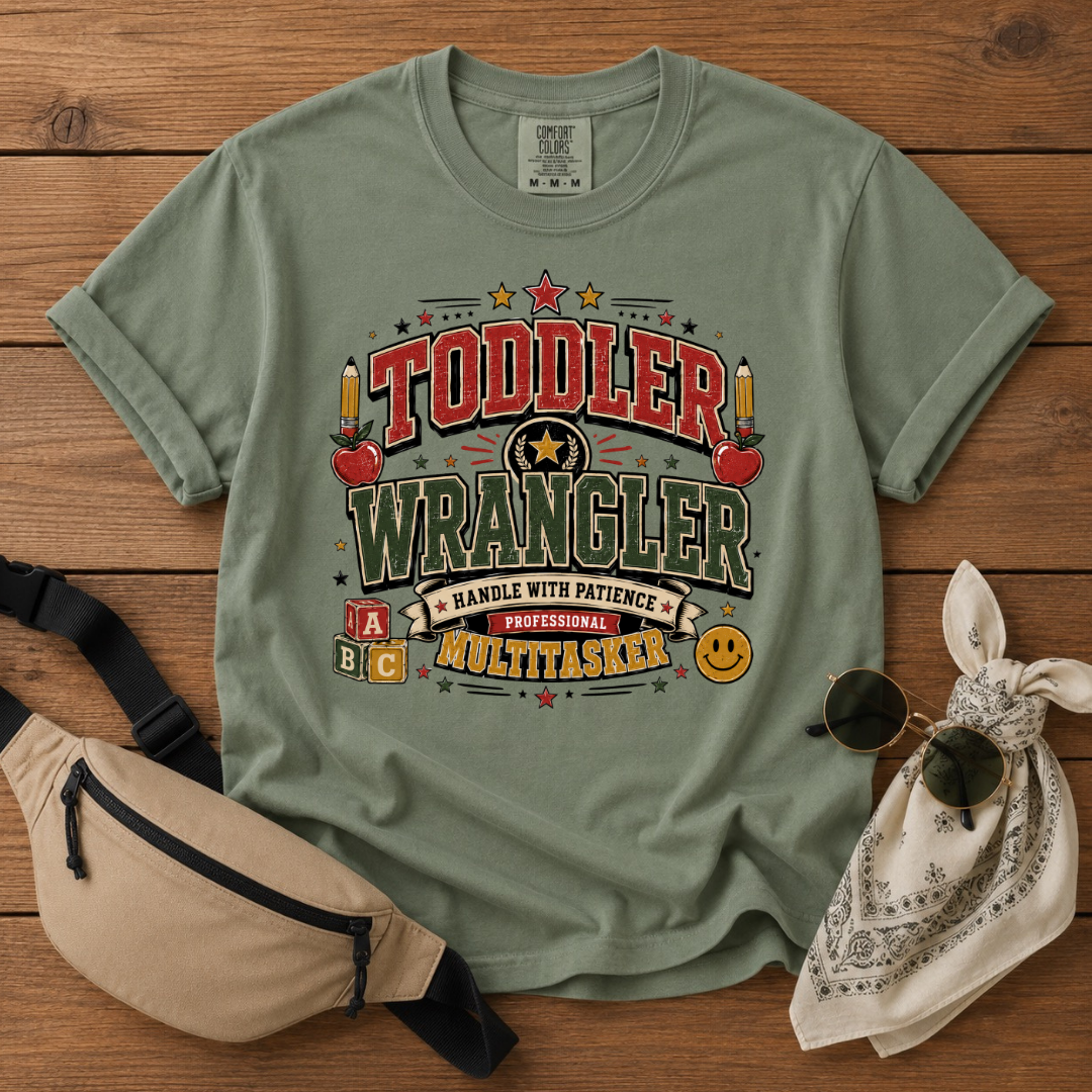Toddler Wrangler Mom T-Shirt