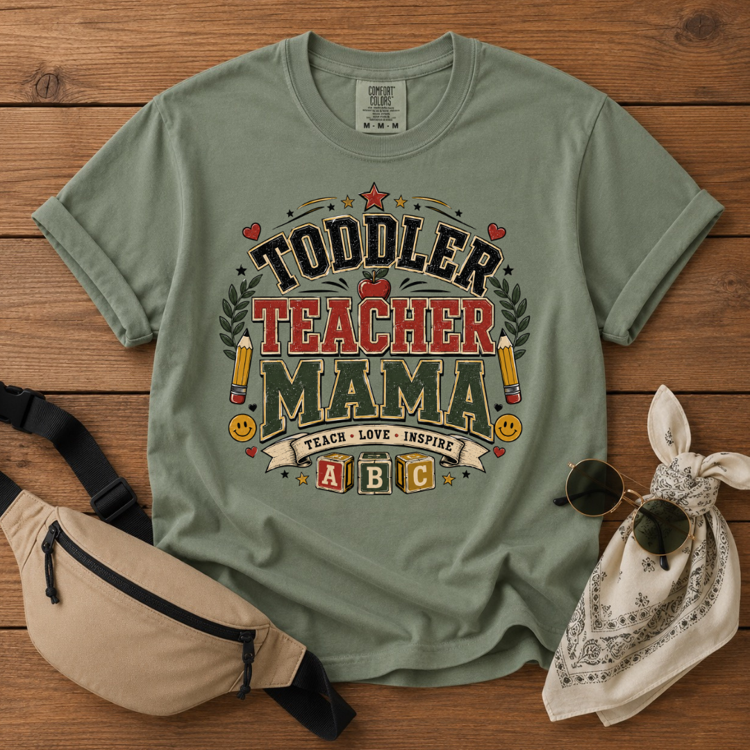 Toddler Teacher Mama T-Shirt