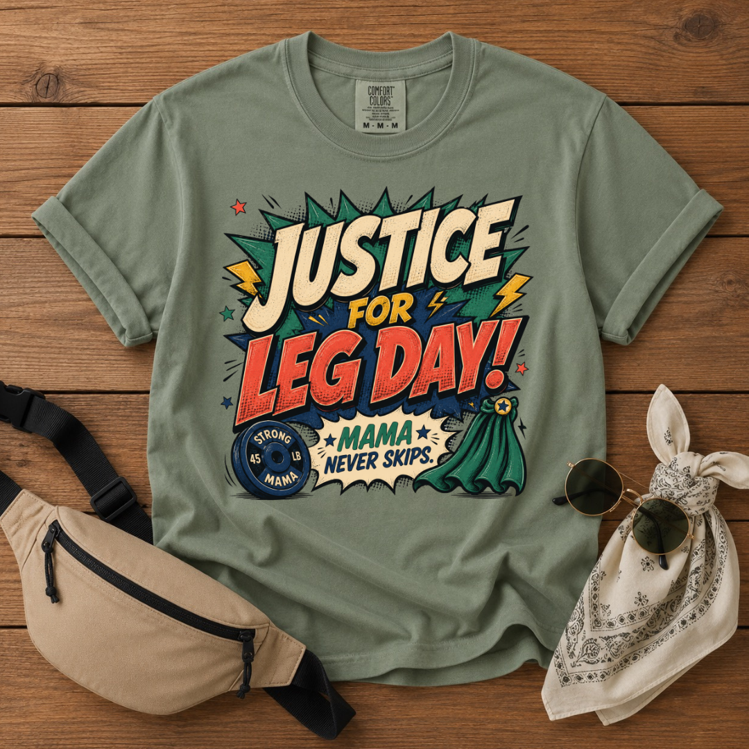 Justice For Leg Day Mom T-Shirt