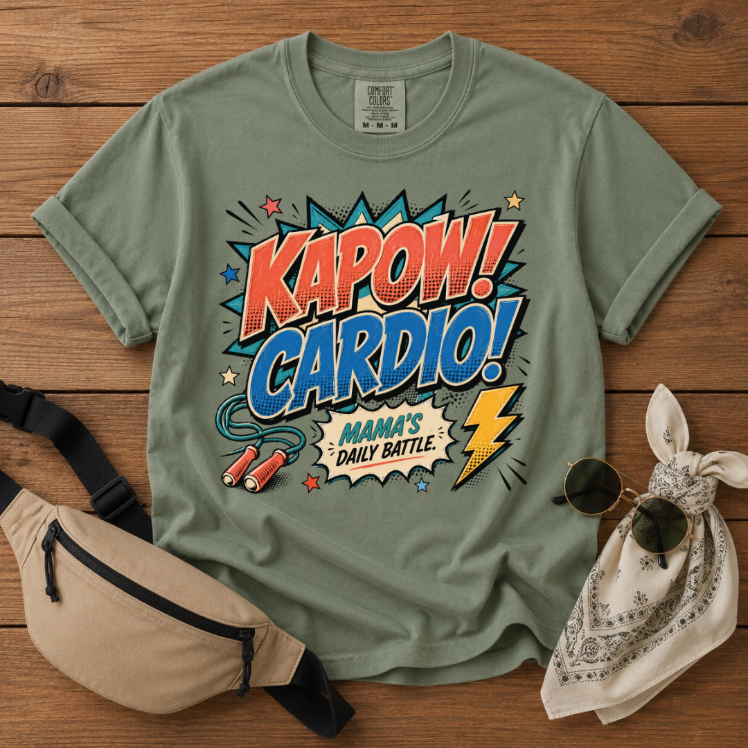 Cardio Mama's Daily Battle T-Shirt