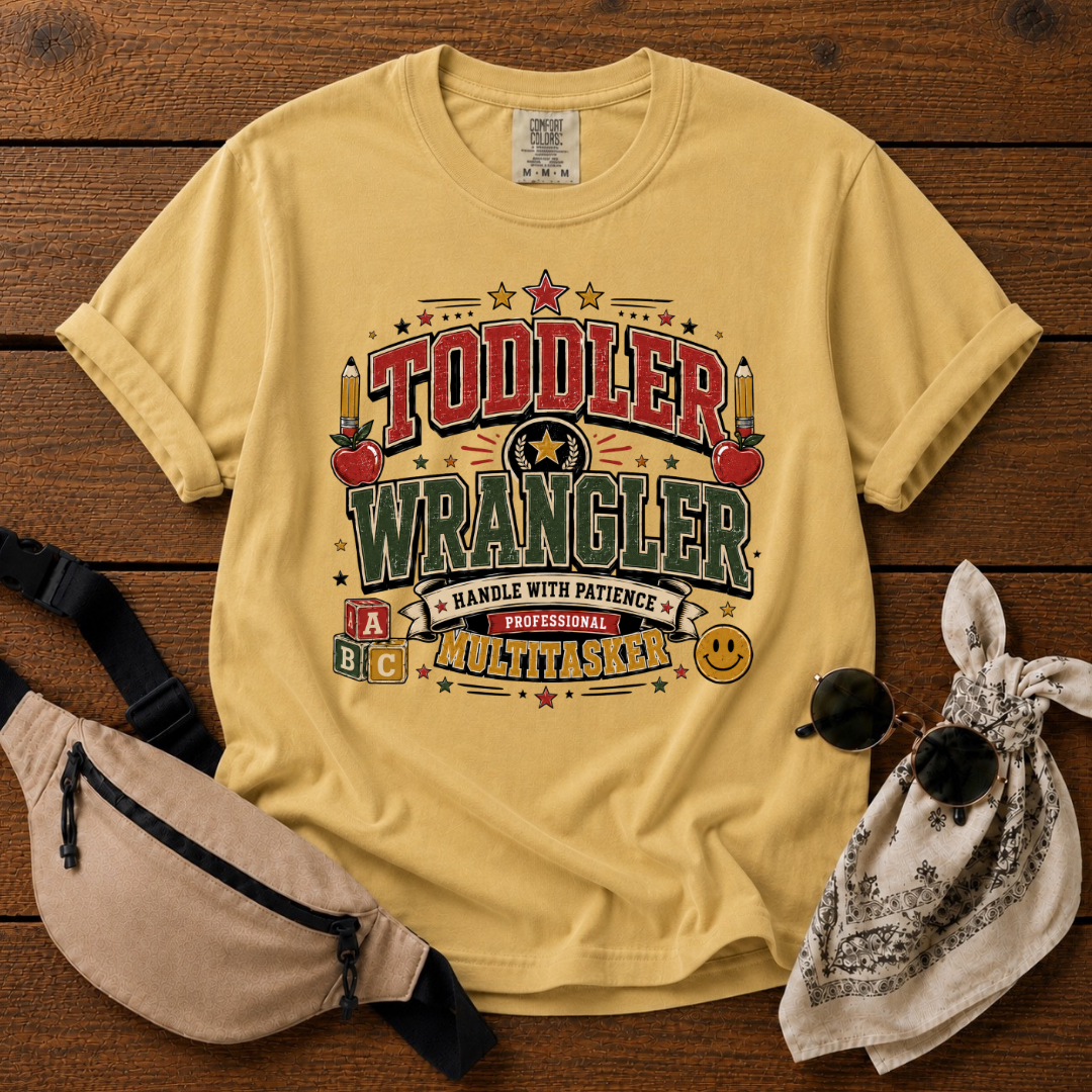 Toddler Wrangler Mom T-Shirt