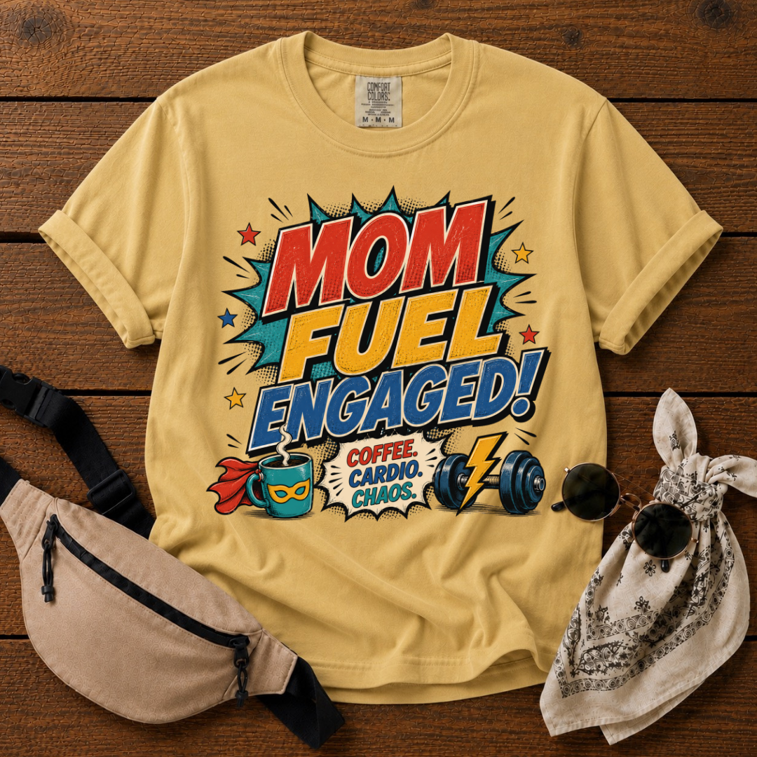 Mom Fuel Engaged T-Shirt