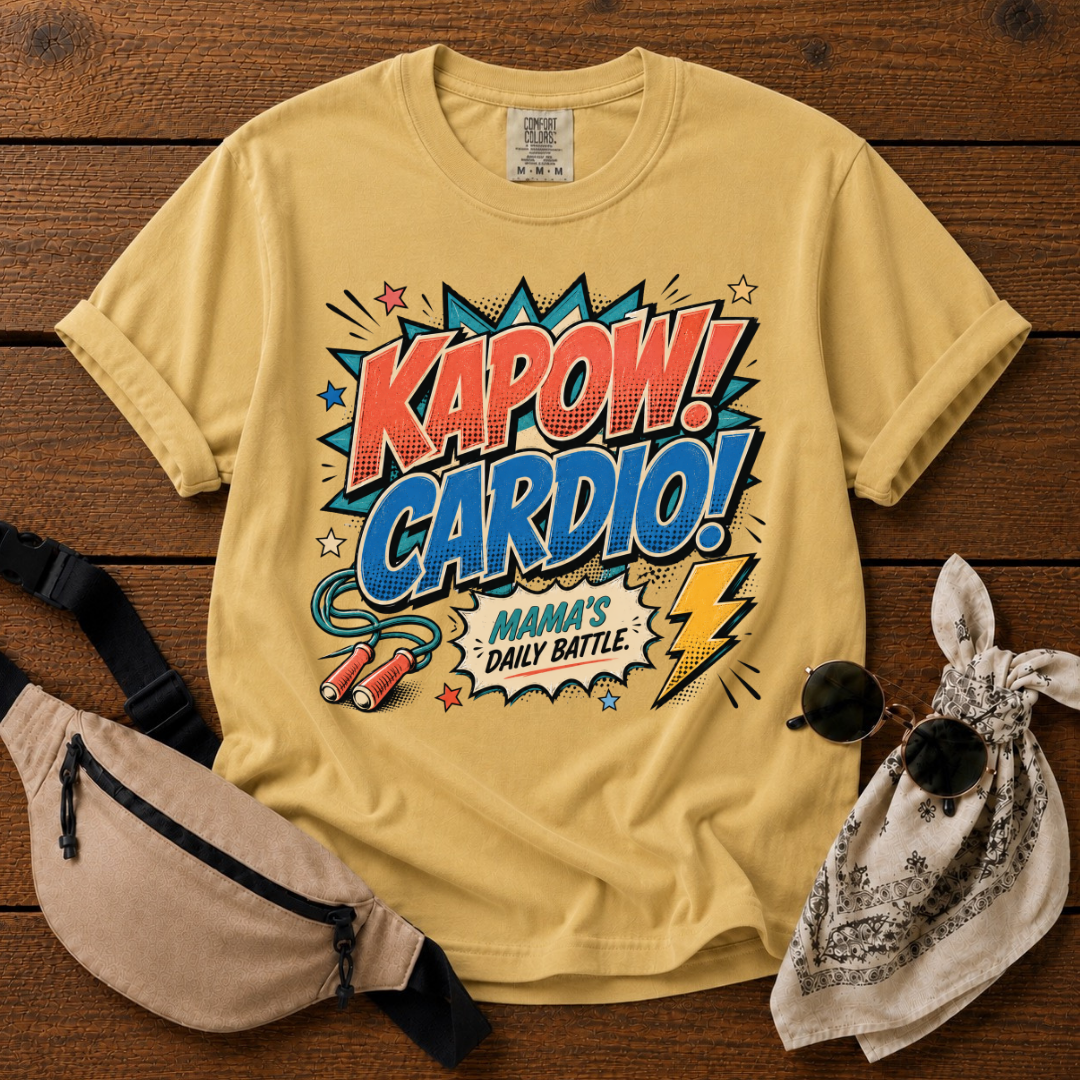 Cardio Mama's Daily Battle T-Shirt