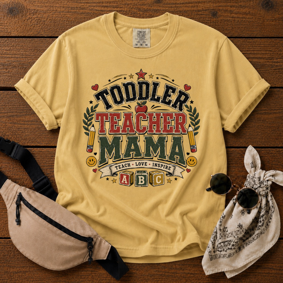 Toddler Teacher Mama T-Shirt