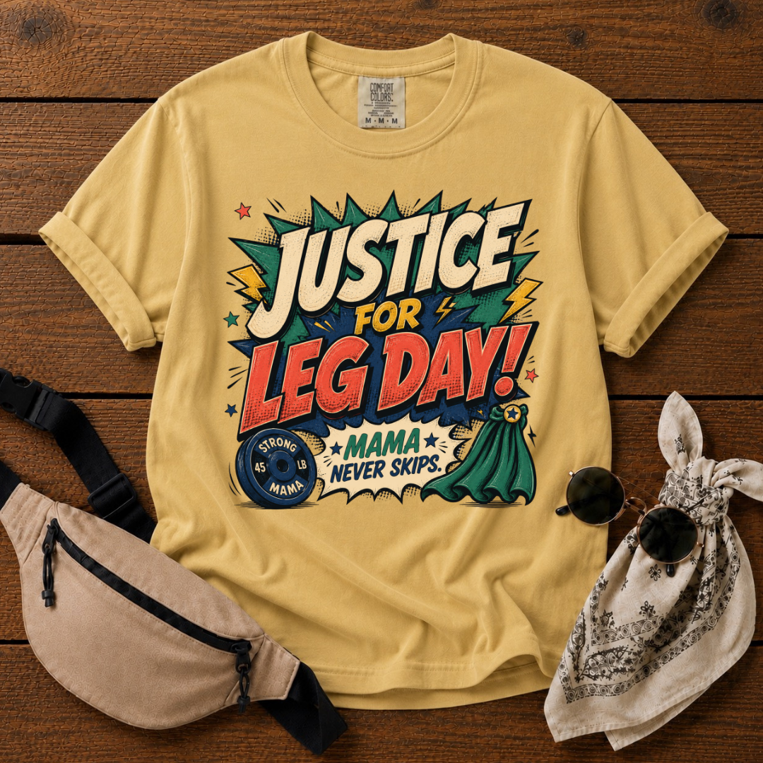 Justice For Leg Day Mom T-Shirt