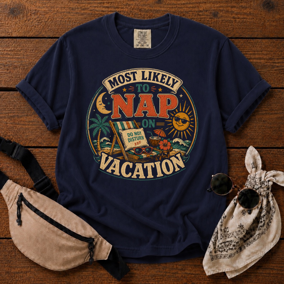 Nap On Vacation T-Shirt