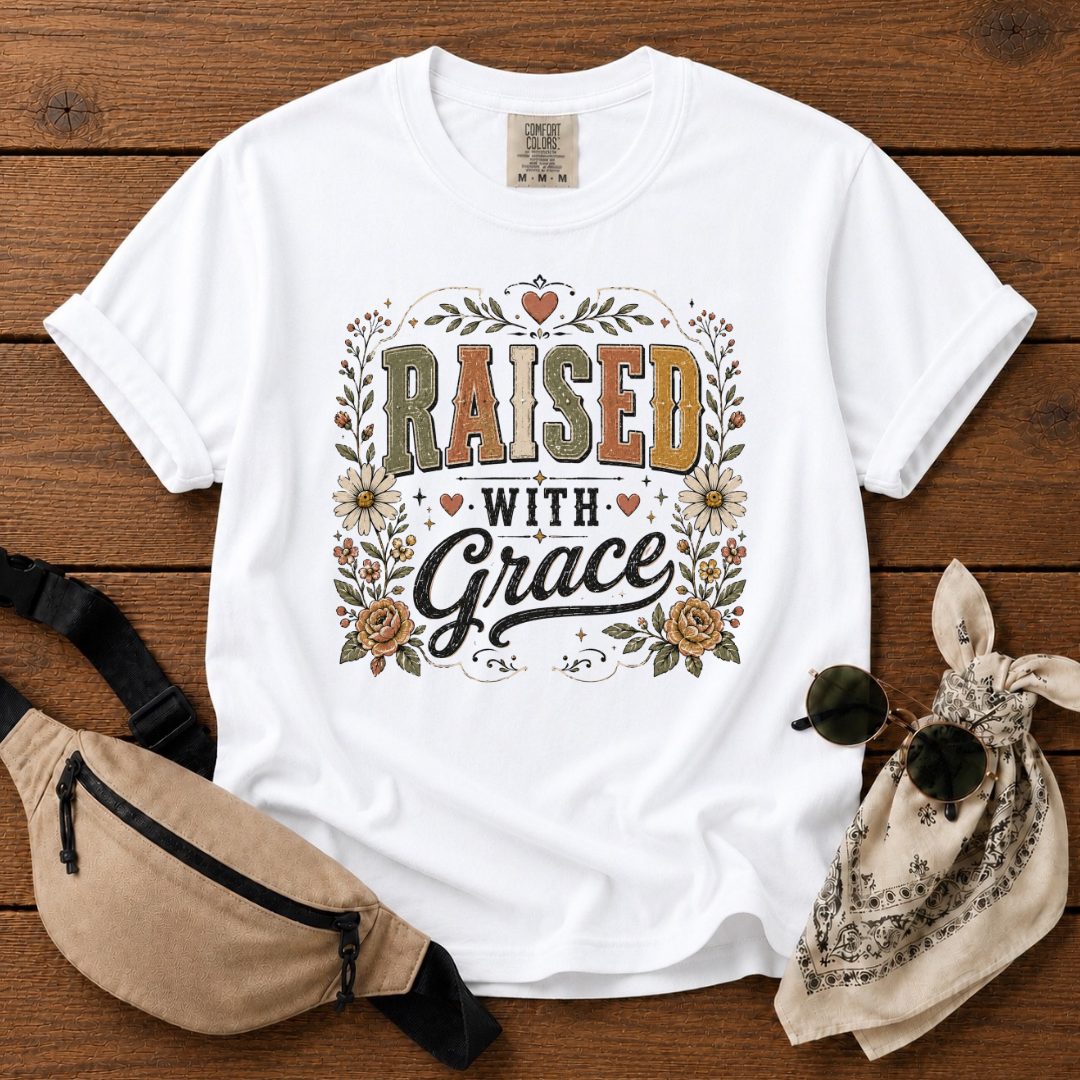 Raised With Grace Mama T-Shirt