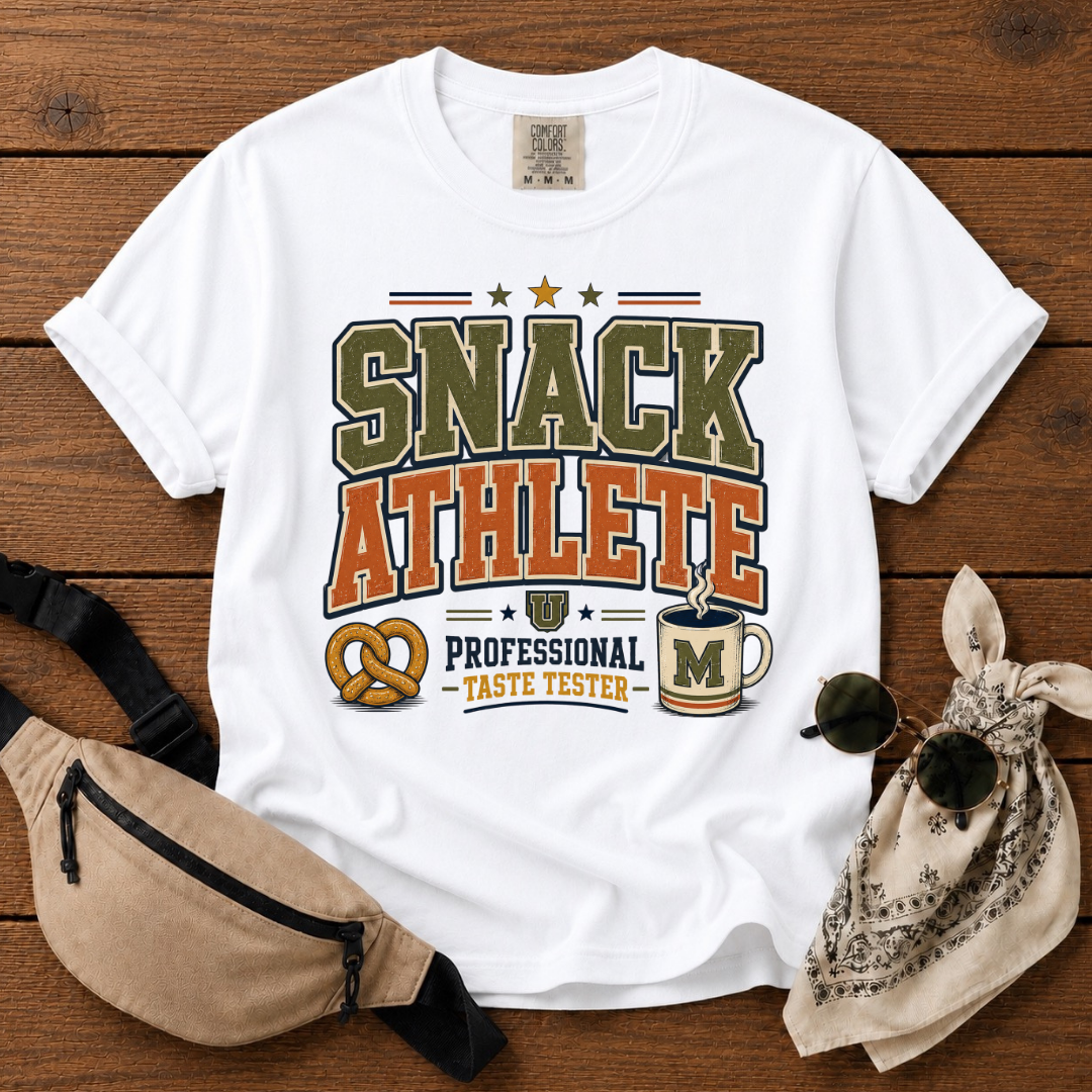 Snack Athlete Mom T-Shirt