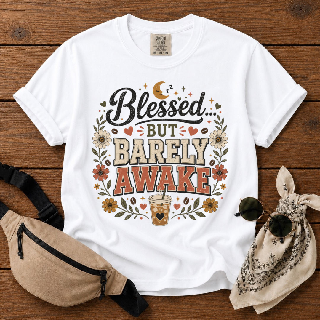 Barely Awake Mom T-Shirt