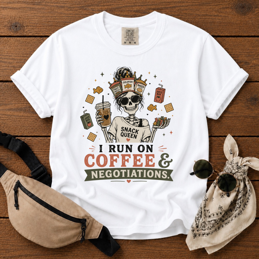 Coffee And Negotiations Mama T-Shirt