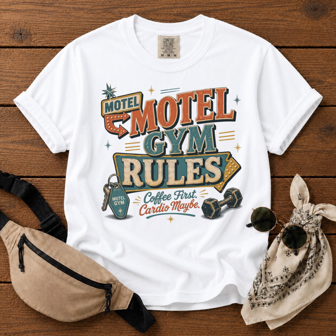 Motel Gym Rules Mama T-Shirt