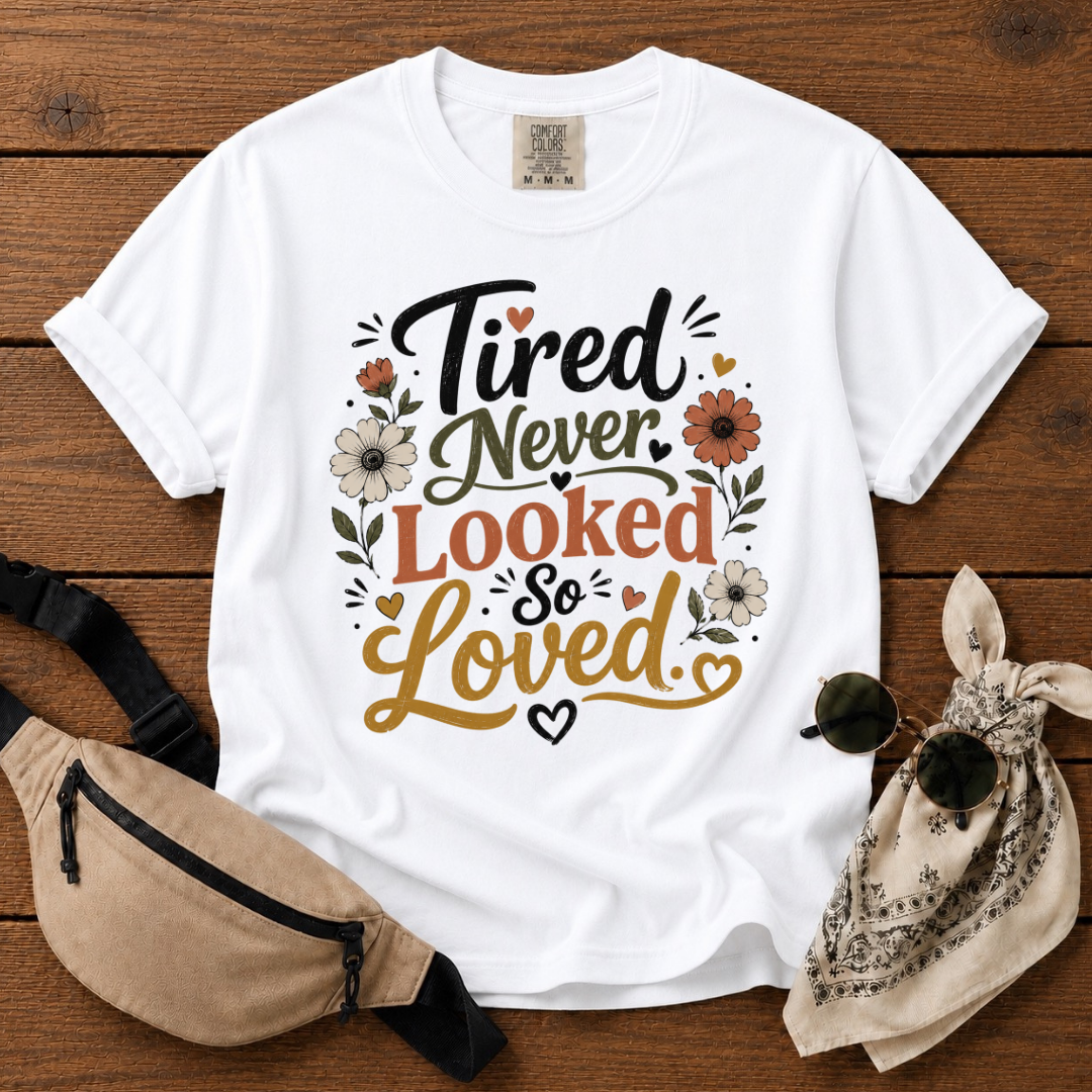 Tired But Loved Mama T-Shirt