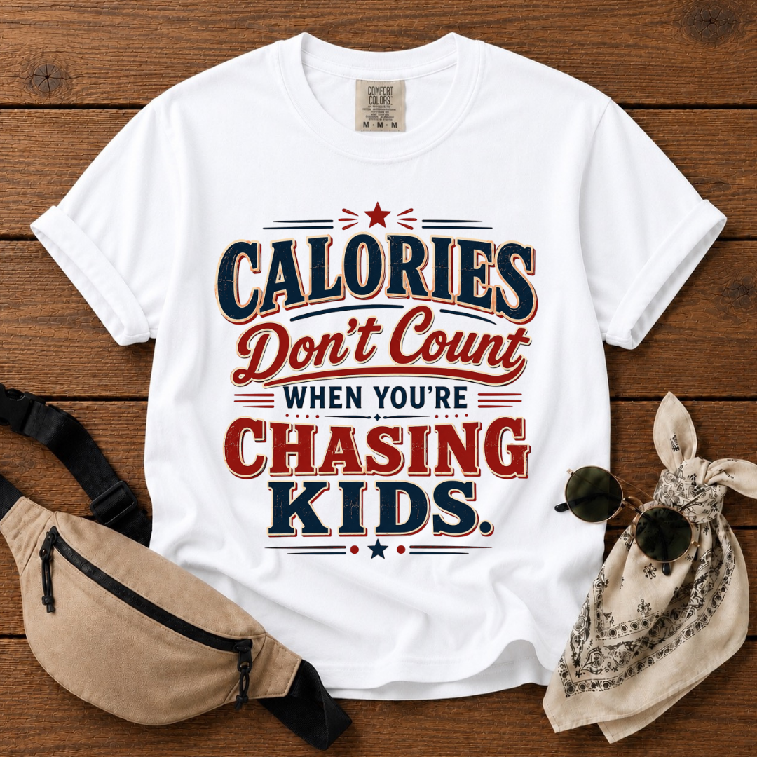 Chasing Kids Mom T-Shirt