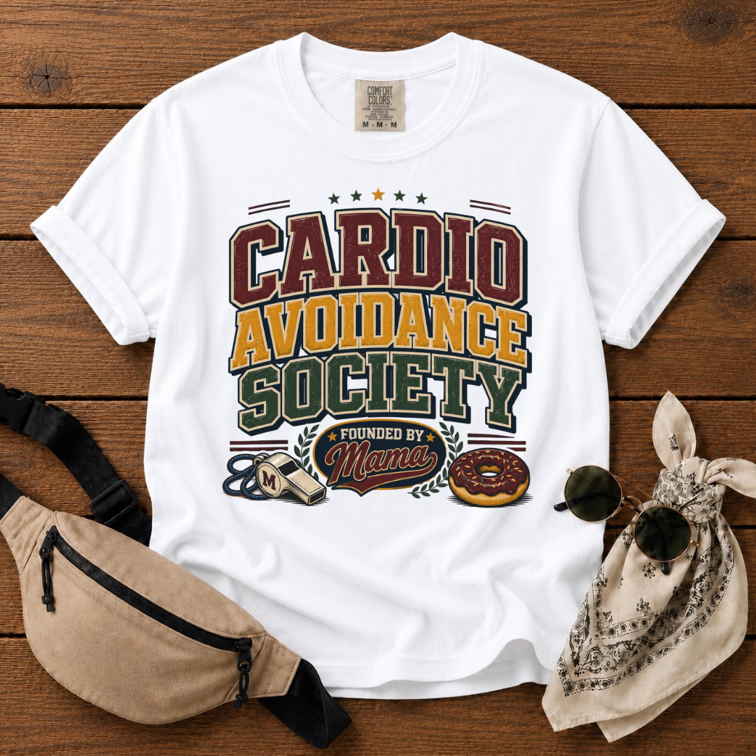 Cardio Avoidance Mom T-Shirt