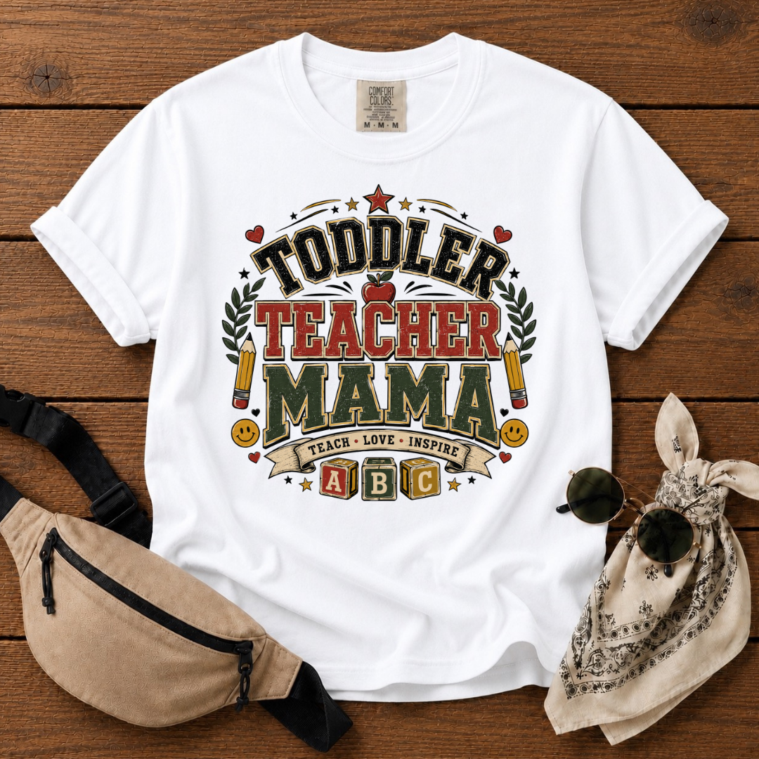 Toddler Teacher Mama T-Shirt