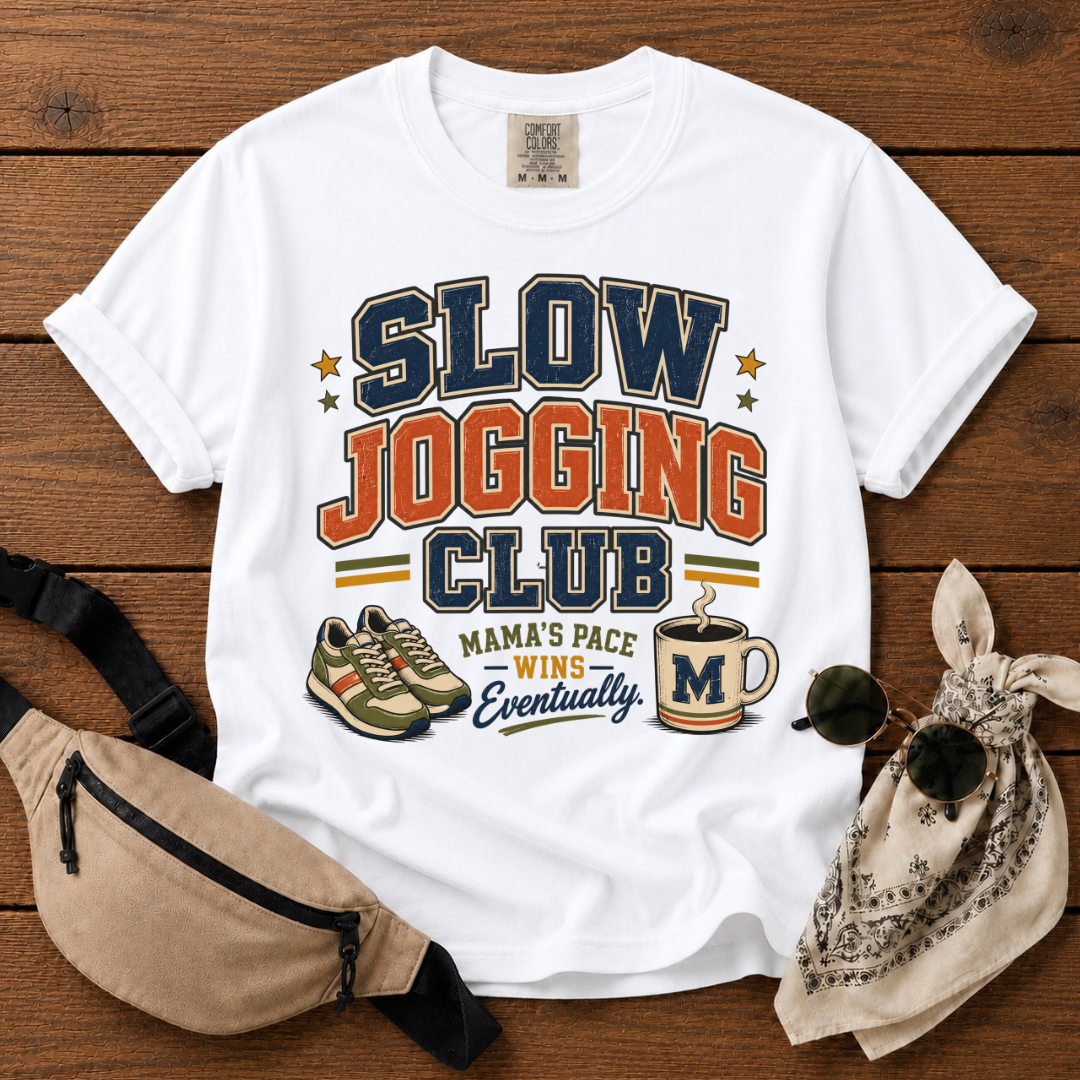 Slow Jogging Club Mom T-Shirt
