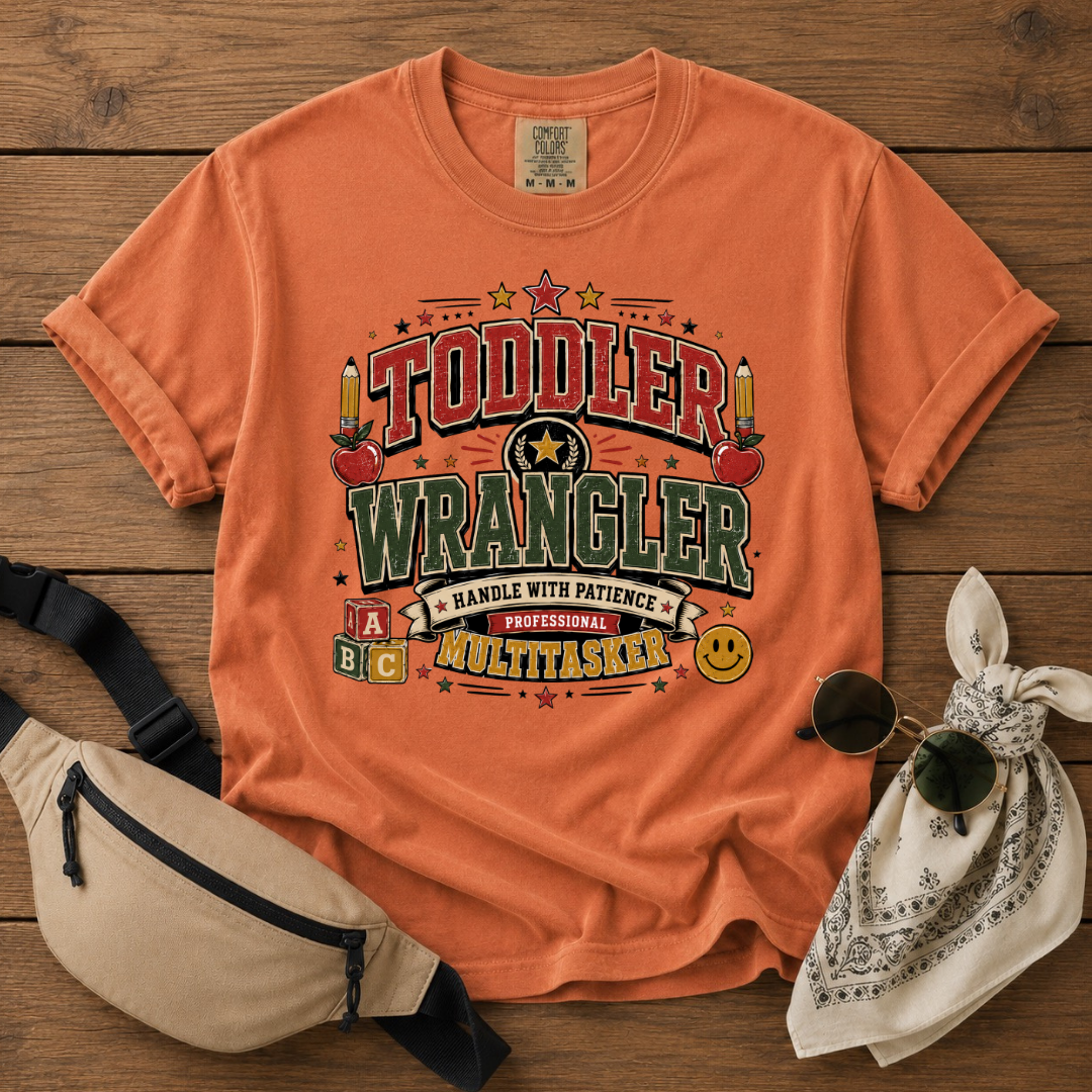 Toddler Wrangler Mom T-Shirt
