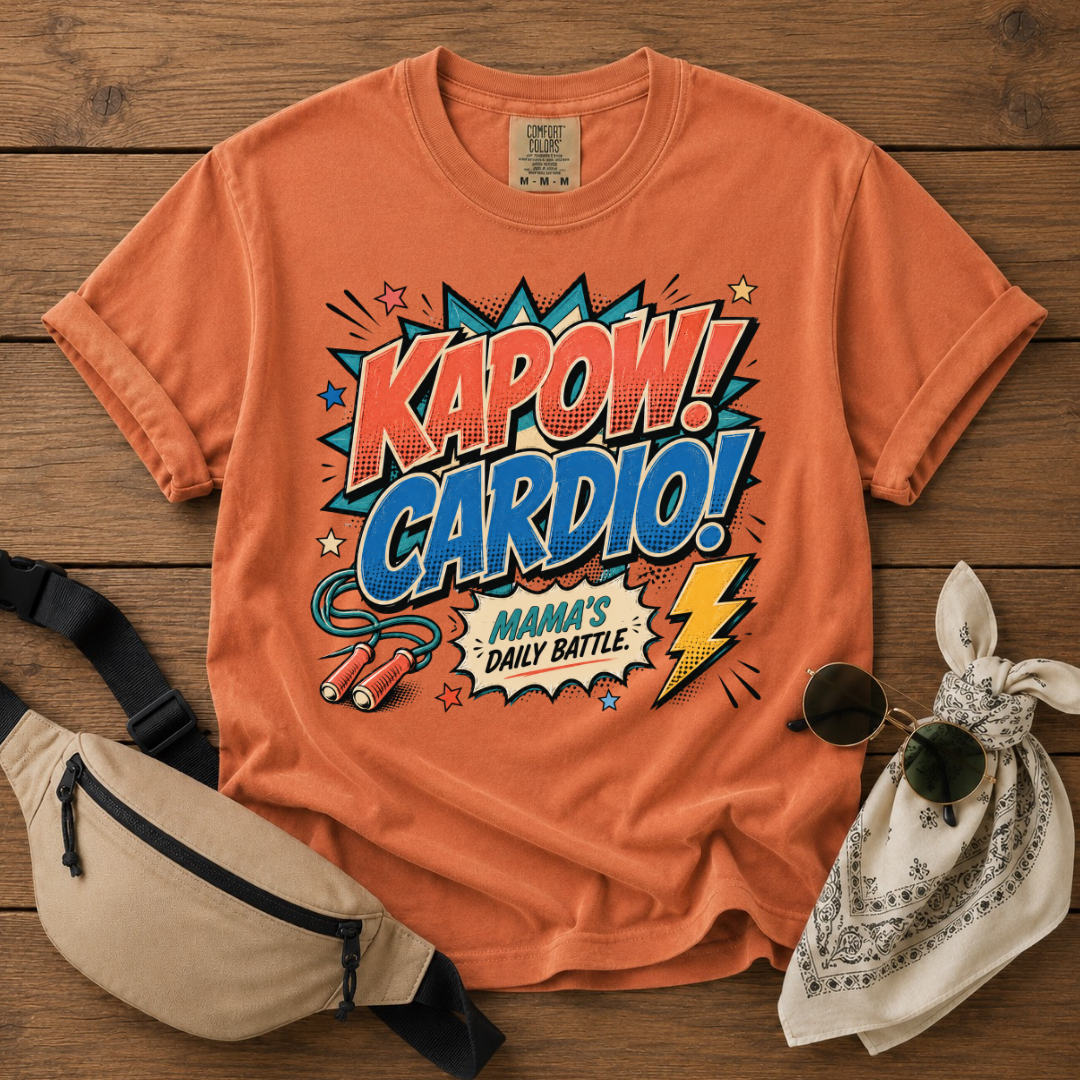 Cardio Mama's Daily Battle T-Shirt