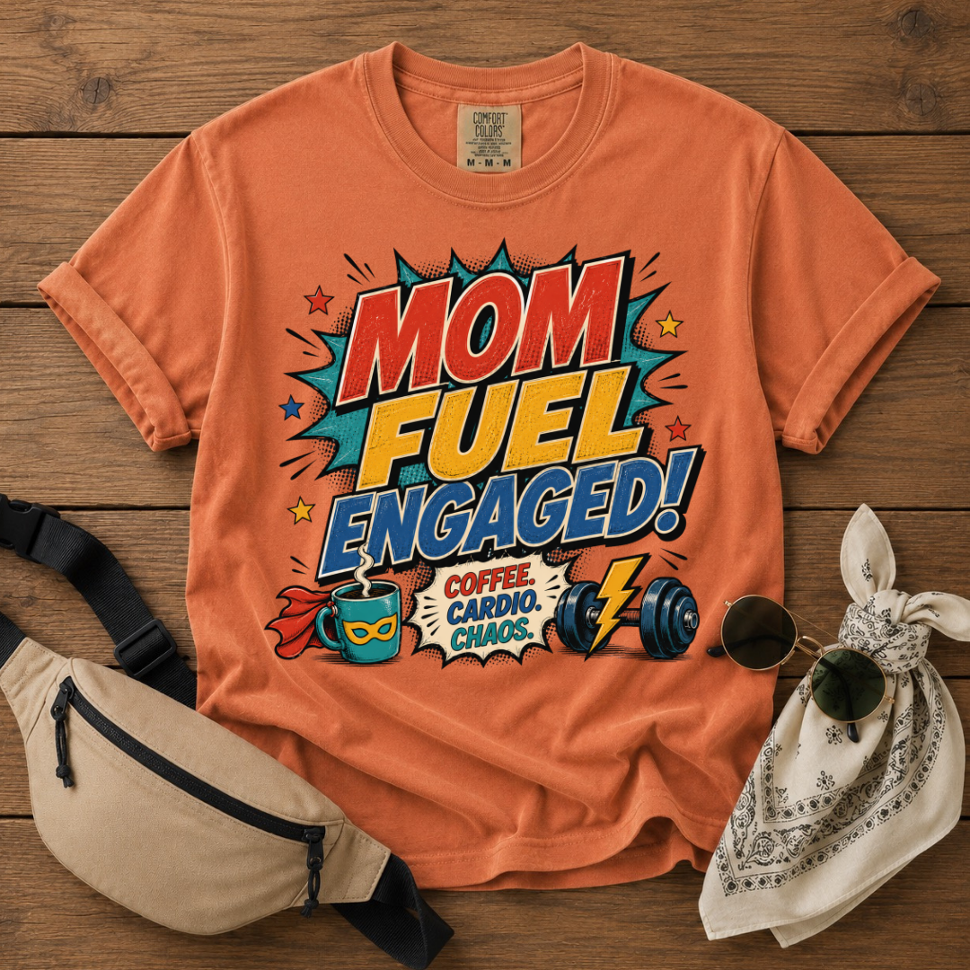 Mom Fuel Engaged T-Shirt