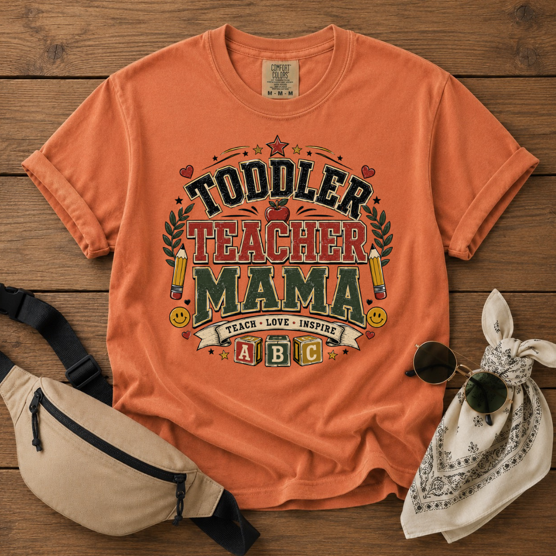 Toddler Teacher Mama T-Shirt