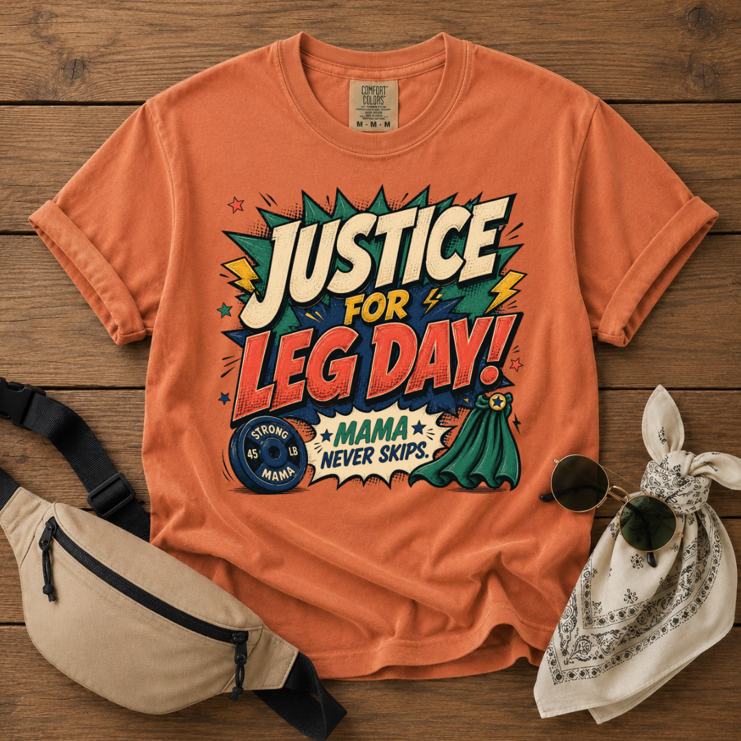 Justice For Leg Day Mom T-Shirt