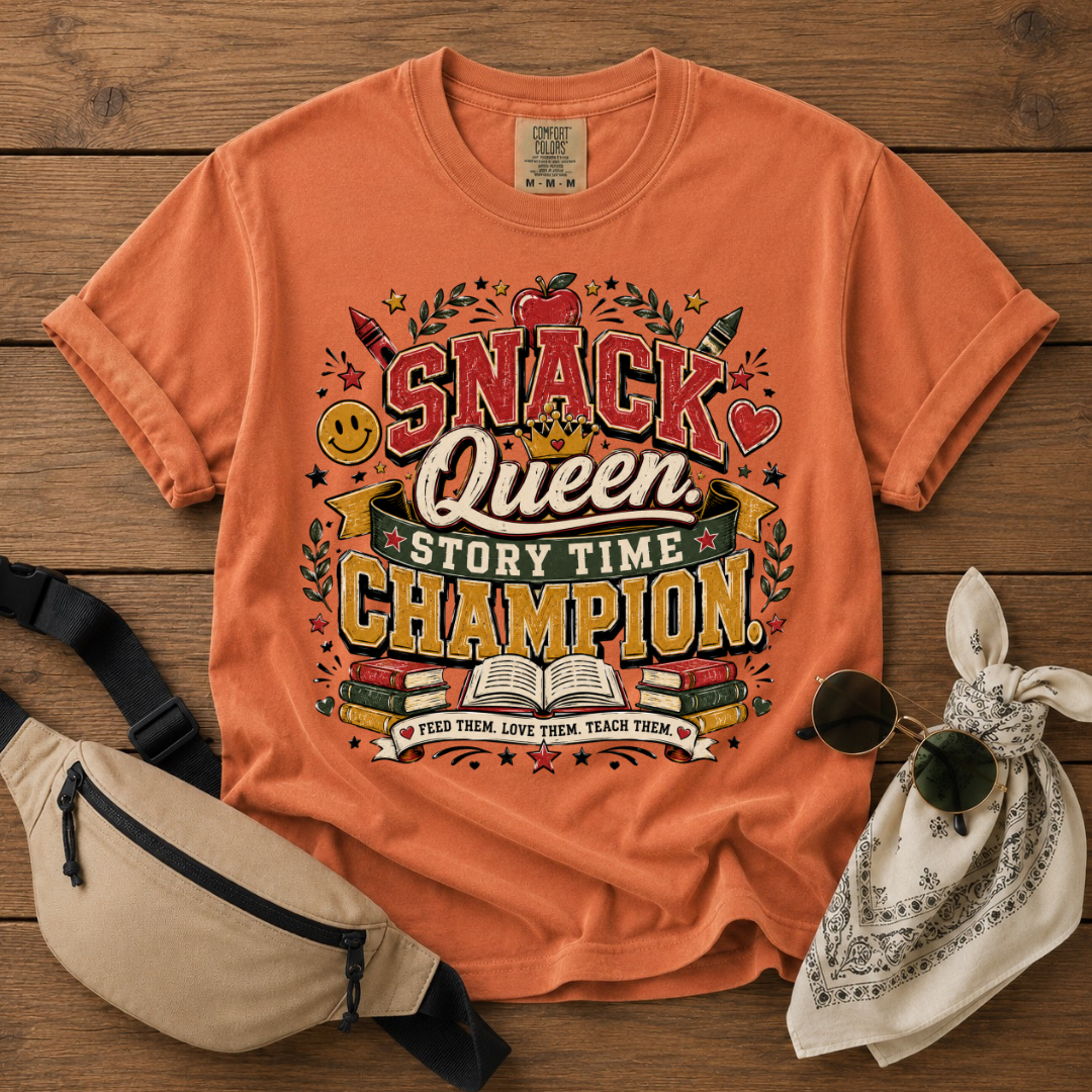 Snack Queen Mama T-Shirt